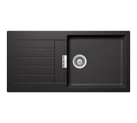 Schock Evier à encastrer Signus D-100L FB Stone affleurant incl. planche à découper en verre