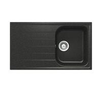 SCHOCK évier avec bac et égouttoir réversible LITHOS D100 (Anthracite - Cristalite®)