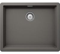 SCHOCK | Évier de cuisine Galaxy 1 baignoire avec crochets de dessous inclus, matériau ®Cristadur, Silverstone, 530 x 430 mm