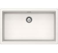 SCHOCK | Évier de cuisine Galaxy 1 baignoire avec crochets sous-top inclus, matériau ®Cristadur, blanc pur, 730 x 430 mm