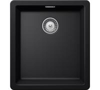 SCHOCK | Évier de cuisine Galaxy 1 baignoire, matériau ®Cristadur, noir pur, 406 x 456 mm