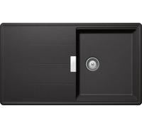Schock Evier sous plan Cristadur Tia D-100LS U Stone STO Commande excentrique