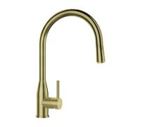 Schock 559120WGO Cuisine Kavus en Or Blanc-Robinet Haute Pression en Acier Inoxydable avec douchette Extensible et Jet d'eau Ultra Silencieux