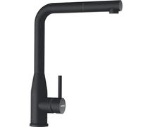 SCHOCK Keto Puro 518127PUR Robinet de cuisine haute pression avec douchette extractible, raccords standard Noir