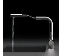 Schock Laios Mitigeur de cuisine pivotant avec douchette extractible, 517125EDM,