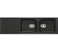 Schock lithos D200 évier, Pierre, Anthracite, 116 x 50 x 22 cm