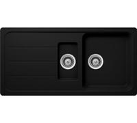 Schock MAND100XSAGCR Formhaus D-150L Évier avec 1 bac et 1 égouttoir Noir