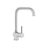 SCHOCK | Mitigeur Aquatime à levier unique avec tige à pont, couleur chromée, h332 mm