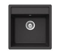 Schock NEMN100SAGON Nemo N-100S Évier de Cuisine, Bleu Onyx, 49 x 51 cm