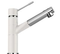 SCHOCK | New Aquaflex Mitigeur monocommande canne à tube avec douche extractible, couleur New Alumina, h242