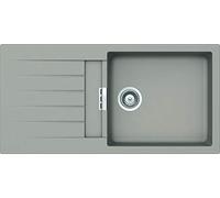 SCHOCK vier avec grand bac et gouttoir rversible PRIMUS D100L (Gris tourterelle - Cristalite)