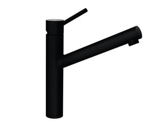 SCHOCK Robinet de cuisine ALTOS Puro - Robinet noir haute pression en acier inoxydable avec douchette extensible et raccords standard