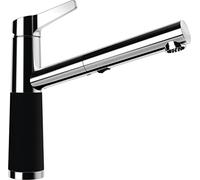 SCHOCK Robinet de cuisine SC-510 Night - Robinet haute pression CRISTADUR Green Line avec douchette extensible et raccords standard