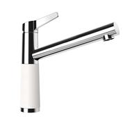 SCHOCK Robinet de cuisine SC-510 Polaris - Robinet basse pression CRISTADUR avec bec fixe et raccords standard