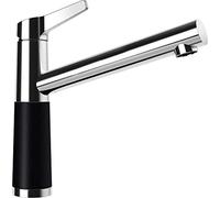 Schock Robinet de cuisine SC-510 Puro - Robinet haute pression CRISTADUR avec bec fixe et raccords standard