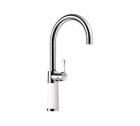SCHOCK Robinet de cuisine SC-520 Polaris - Robinet haute pression CRISTADUR avec bec fixe et connecteurs standard