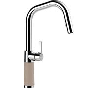 SCHOCK Robinet de cuisine SC-530 Twilight - Robinetterie haute pression marron avec douchette extensible et raccords standard