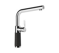 SCHOCK Robinet de cuisine SC-540 Onyx - Robinet haute pression CRISTALITE avec bec fixe et raccords standard