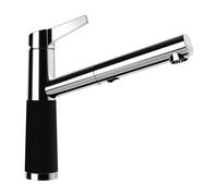 Schock SC-510 Mitigeur de cuisine pivotant avec douchette extractible, 554120NGT,