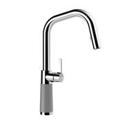 Schock SC-530 Mitigeur de cuisine pivotant avec douchette extractible, 556120GCR,