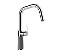 Schock SC-530 Mitigeur de cuisine pivotant avec douchette extractible, 556120STO,
