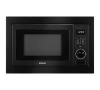 Schock SMI253BK Four à micro-ondes encastrable numérique, 5 fonctions, 6 niveaux de puissance, puissance 900 W, grill 1000 W, fonction décongélation, grille pour gratter, cavité du four extra large