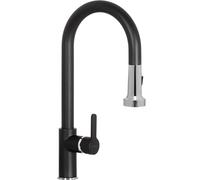 Schock SXALTD84 Mitigeur monocommande avec douchette extractible professionnelle Noir pur