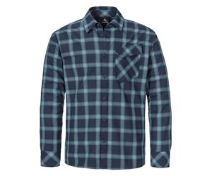 Schöffel Chemise fonctionnelle 'Poplar' bleu / noir, Taille M