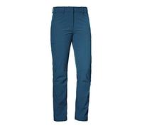 Schöffel Engadin1 résistant pour Femme pour la randonnée, Pantalon d'extérieur imperméable avec Coupe Sportive, Robe Bleue, 42