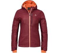 Schöffel Femme Ins Hybrid Black Raven L Jacket, Dark Burgundy, 38 EU