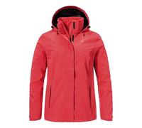 Schöffel Gmund L Veste de pluie coupe-vent et imperméable pour femme, veste d'extérieur respirante, veste de randonnée avec capuche escamotable