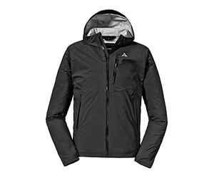 Schöffel Homme 2.5l Tegelberg Veste d ext rieur imperm able coupe vent veste de transition respirante avec int anti ode, Noir, 56 EU