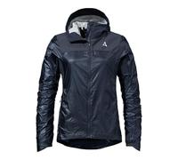 Schöffel Hybrid JKT Flow Trail L Veste de Pluie, Blazer Bleu Marine, 46 Femme
