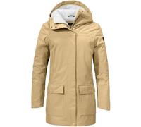 Schöffel Ins. Parka Rotterdam Manteau Femme, Sable dérive, 50