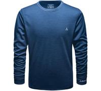 Schöffel Merino Sport Shirt 1/1 Arm Homme Longsleeve, Bleu (Col.8540), FR : S (Taille Fabricant : S)