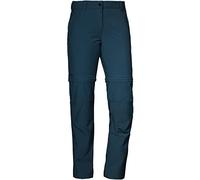 Schöffel Pantalon pour Femme Ascona Zip Off, léger et Confortable pour Femme avec Un Ajustement Optimal, Pantalon d'extérieur Flexible pour Femme, Bleu Dress Blues, Taille 48
