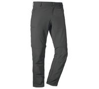 Schöffel Pantalon Folkstone Zip Off-Homme-Gris (asphalt)-FR : M (Taille Fabricant : 94)