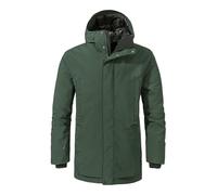 Schöffel Parka d'hiver style Crivat MNS pour homme, Jade foncée., 50