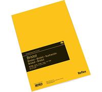 Schoellershammer Papier Bristol, A3, 180g/m2, Bloc de 50 Feuilles VF5004291 21 x 29,7 cm Blanc