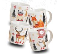 Schöne Ambiente Lot de 36 tasses à café de 300 ml avec motifs d'animaux amusants