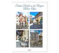 Schöne Dörfer in der Region Rhône-Alpes (Wandkalender 2026 DIN A4 hoch), CALVENDO Monatskalender: Les plus beaux Villages der Region Rhône-Alpes