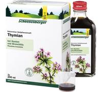 Schoenenberger Jus de plantes médicinales pur et naturel Thym 3X200 ml
