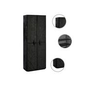 Schoenenkast 60x30x166 cm stof zwart282463