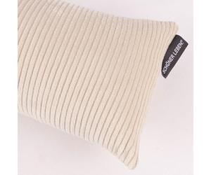 SCHÖNER LEBEN. Boudin de porte en coton côtelé - Beige clair - Différentes tailles au choix : 100 cm