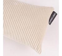 SCHÖNER LEBEN. Boudin de porte en coton côtelé - Beige clair - Différentes tailles au choix : 90 cm