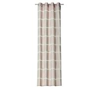 Schöner Wohnen 70065-020-140-250 Gap Rideau à œillets Mastic 140 x 250 cm