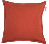SCHÖNER WOHNEN-Collection Housse de coussin pour coussin décoratif LINO rouge 38 x 38 cm