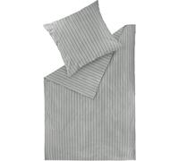 SCHÖNER WOHNEN-Collection SWK Literie SoftStripe dans de nombreuses tailles Gris 200 x 200 cm