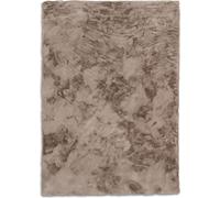SCHÖNER WOHNEN-Collection Tapis moderne en fourrure synthétique TENDER Cappuccino 80 x 150 cm