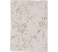 SCHÖNER WOHNEN-Collection Tapis moderne en fourrure synthétique TENDER Crème 120 x 180 cm